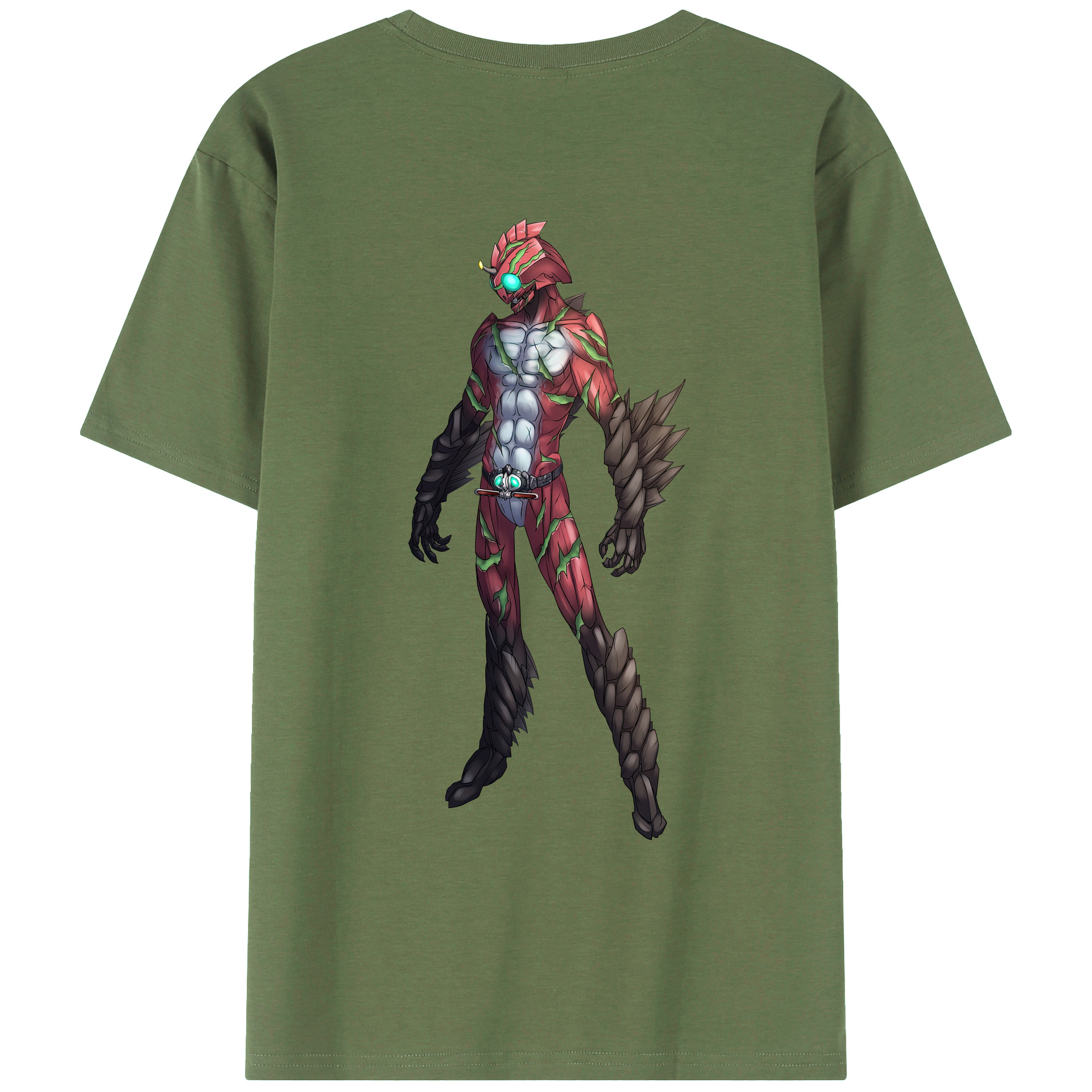 （画像用） ウルトラマン Ultraman 綿100％ メンズ半袖Tシャツ（バックプリント） 通気性